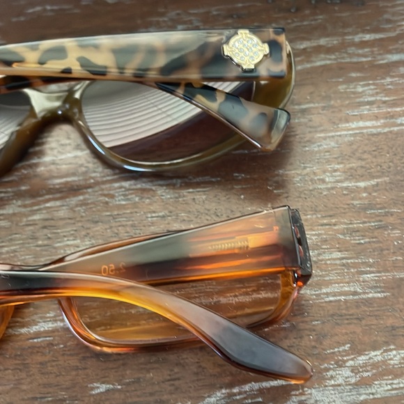 JM NY brown +2.50 readers and reader sunglasses with bifocals +2.50 - Picture 4 of 16